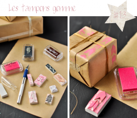 Les tampons gomme