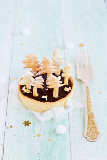 Tarte au chocolat forêt de sapins by Carnets Parisiens