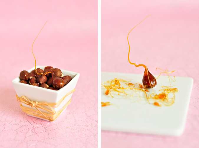 Les caramels et sucre filé  Déco caramel, Décoration caramel