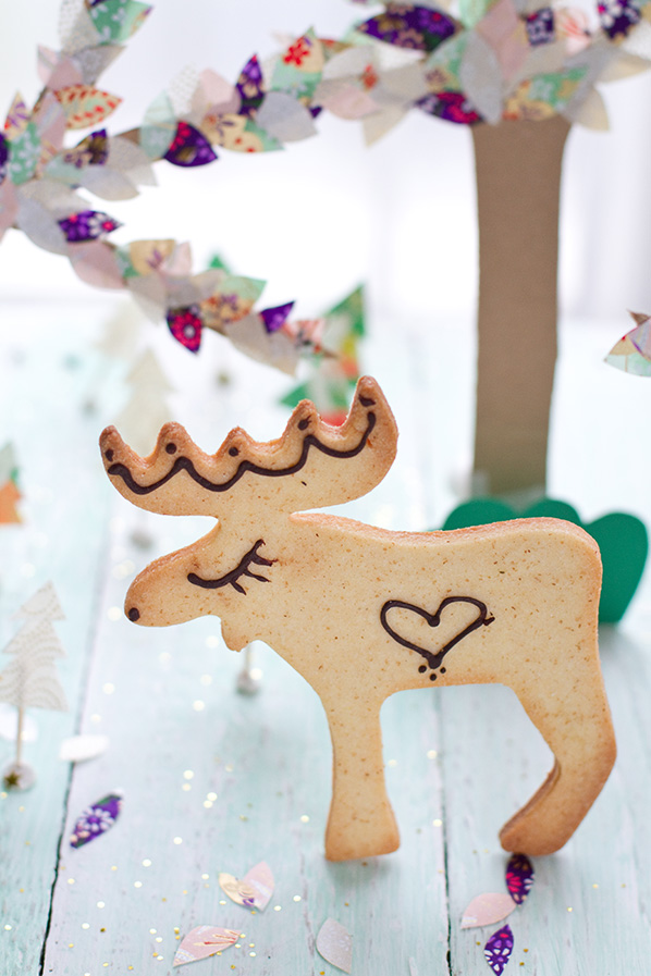 Reindeer cookies for Christmas
