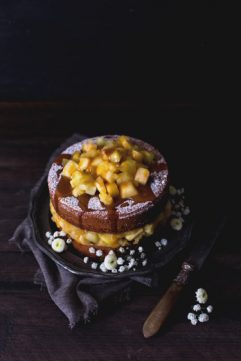 Le layer cake aux pommes