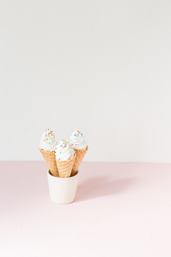 Meringue Ice cream cone by Carnets Parisiens