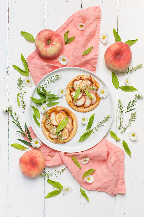 Peach tarts - Carnets parisiens
