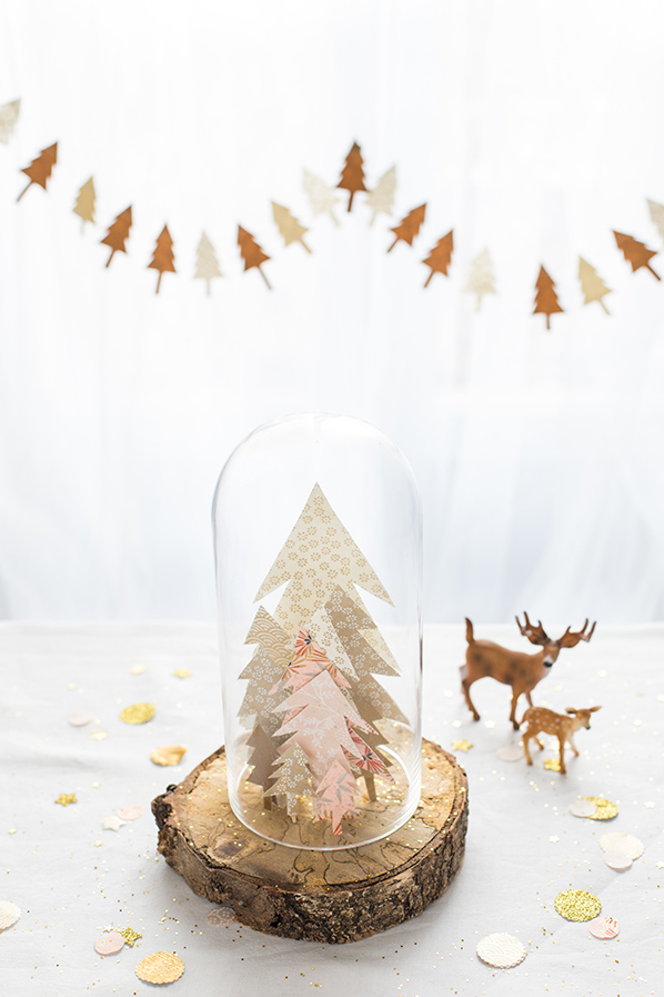 Enchanted forest Christmas table
