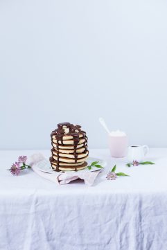 Les fluffy pancakes