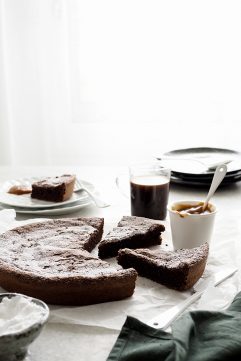 Un simple gâteau au chocolat