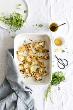 Salade de chou-fleur rôti