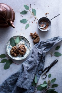 Cookies au chocolat et sarrasin