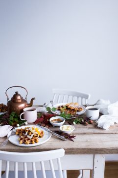 Les gaufres à la courge butternut