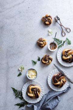 Petites babkas au chocolat