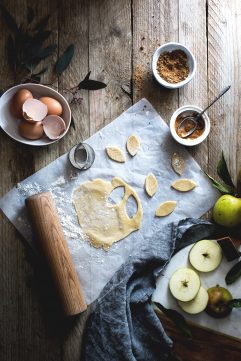 Tourte aux pommes et aux coings