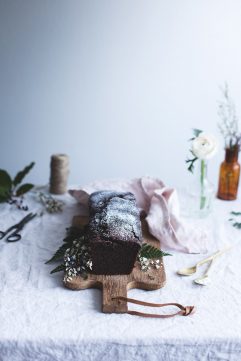 Cake au chocolat et lait fermenté