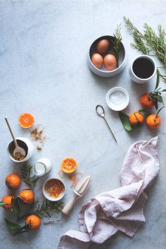 Cake aux clémentines et noix de coco