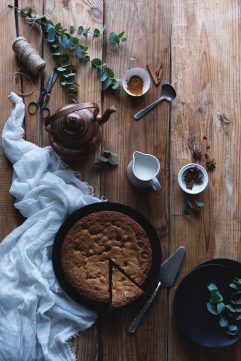 Brownie blond aux noisettes