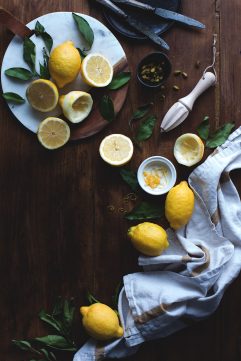 Gâteau au citron et à la purée d’amande