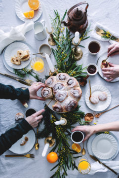 Le brunch de Noël – Cinnamon rolls