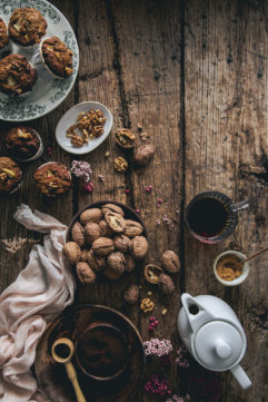 Muffins aux pommes caramélisées