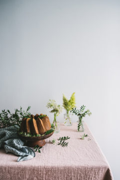 Bundt cake au thé matcha