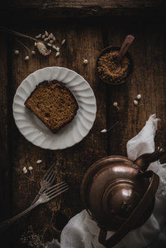 Cake à la purée de cacahuète