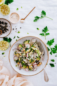 Salade de chou-fleur crue