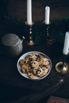 Shortbread clémentine-chocolat