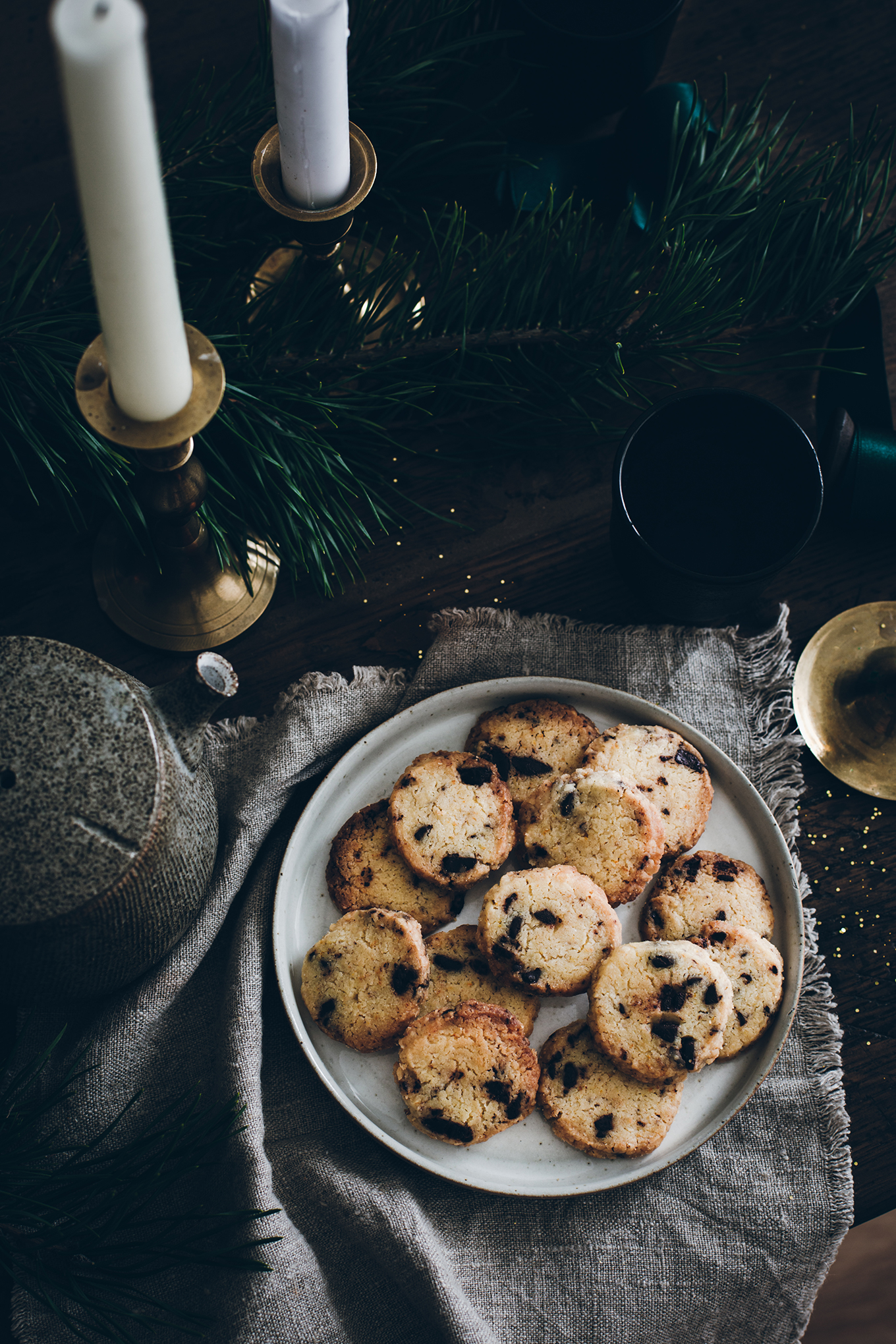 Chocolate-clementine shortbread - Carnets Parisiens