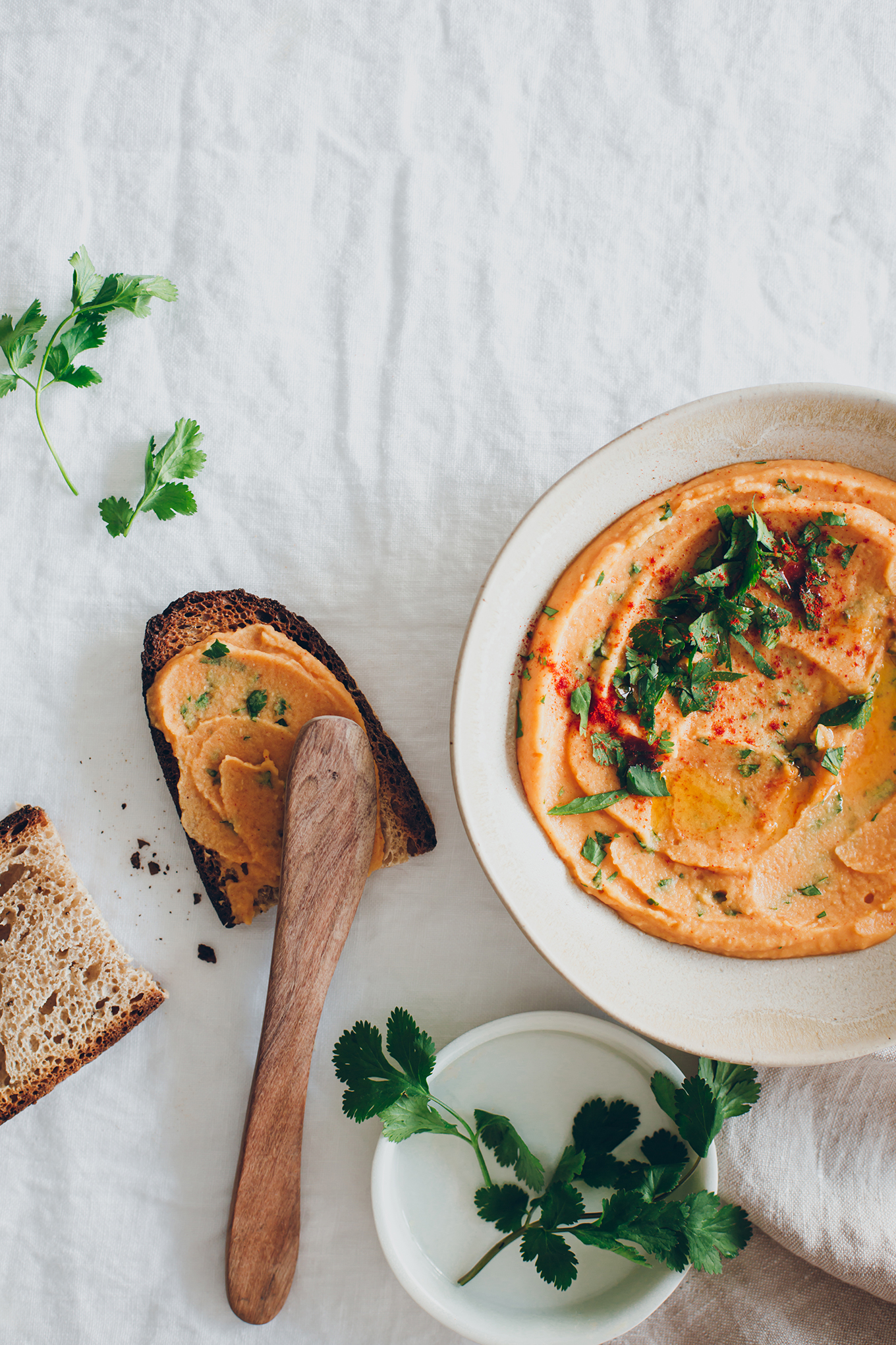 Red lentille hummus - Carnets Parisiens