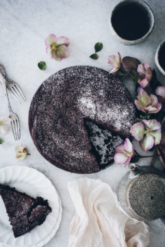 Le gâteau au chocolat fondant