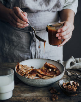 Crêpes au caramel au beurre salé