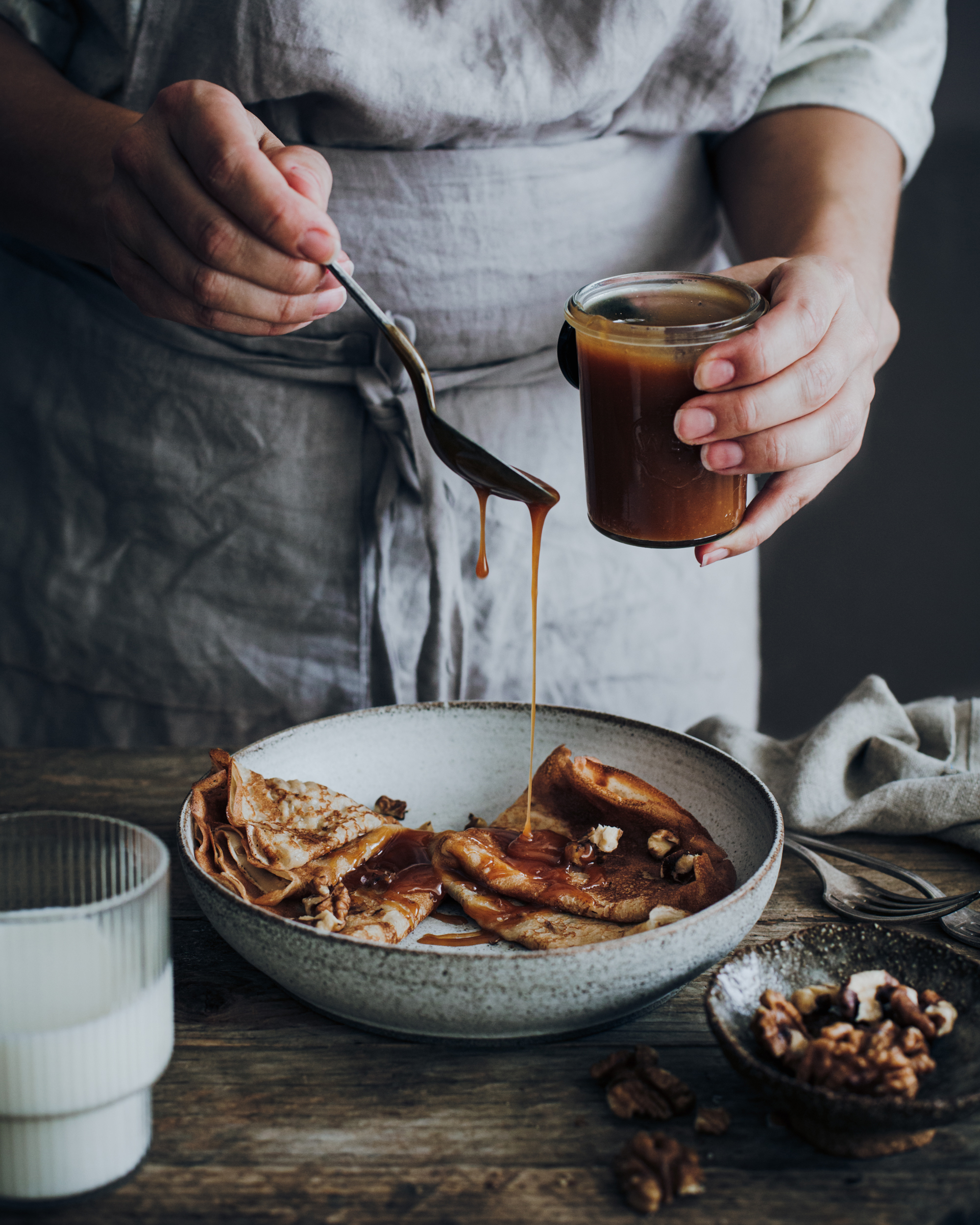 Crêpes au caramel au beurre salé