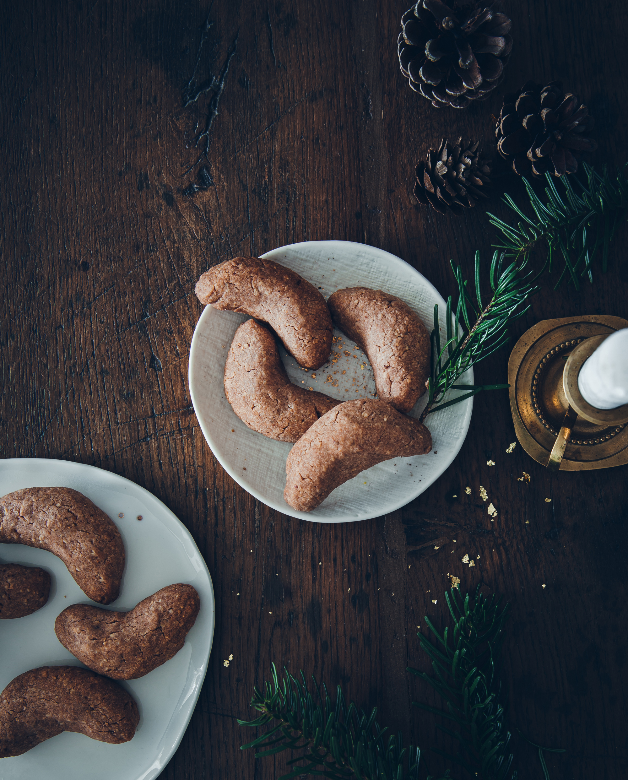 Christmas Cookie Box Bredele Kipferl chocolat