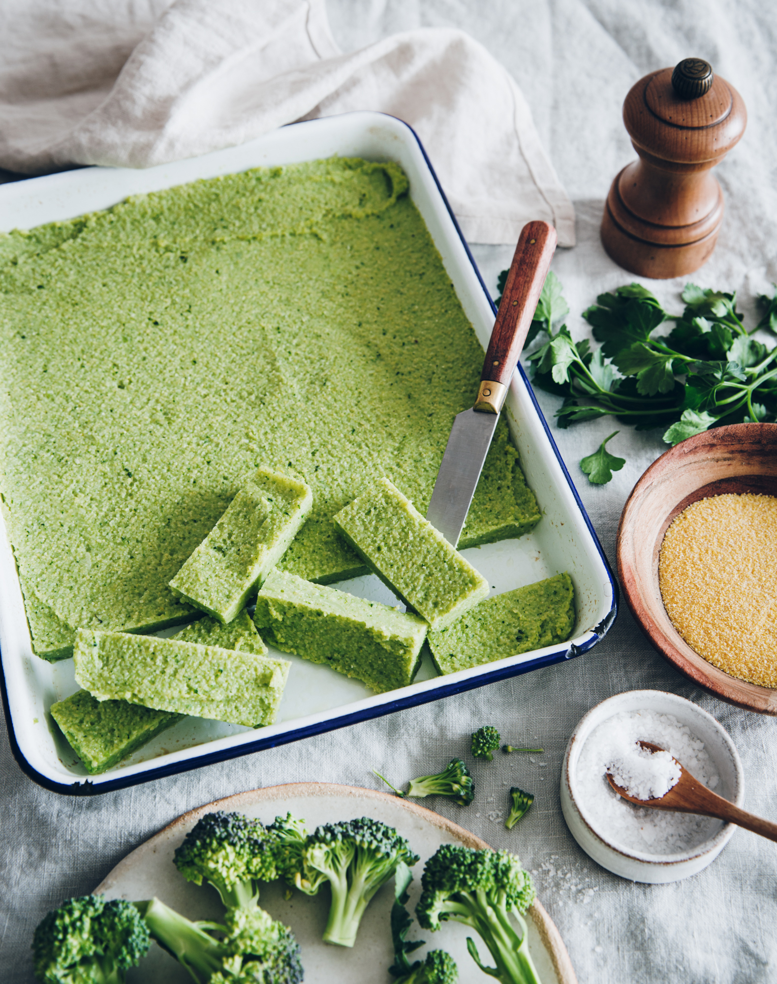 Polenta broccoli croquettes - Carnets Parisiens