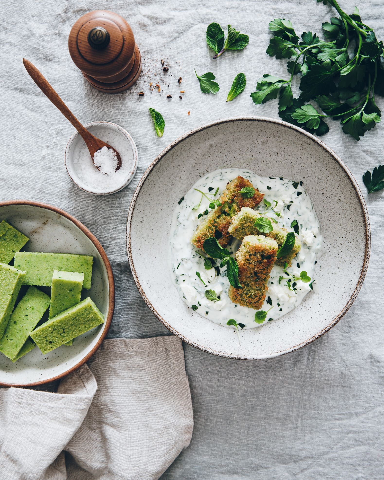 Polenta broccoli croquettes - Carnets Parisiens