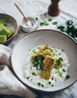 Croquettes de polenta au brocoli