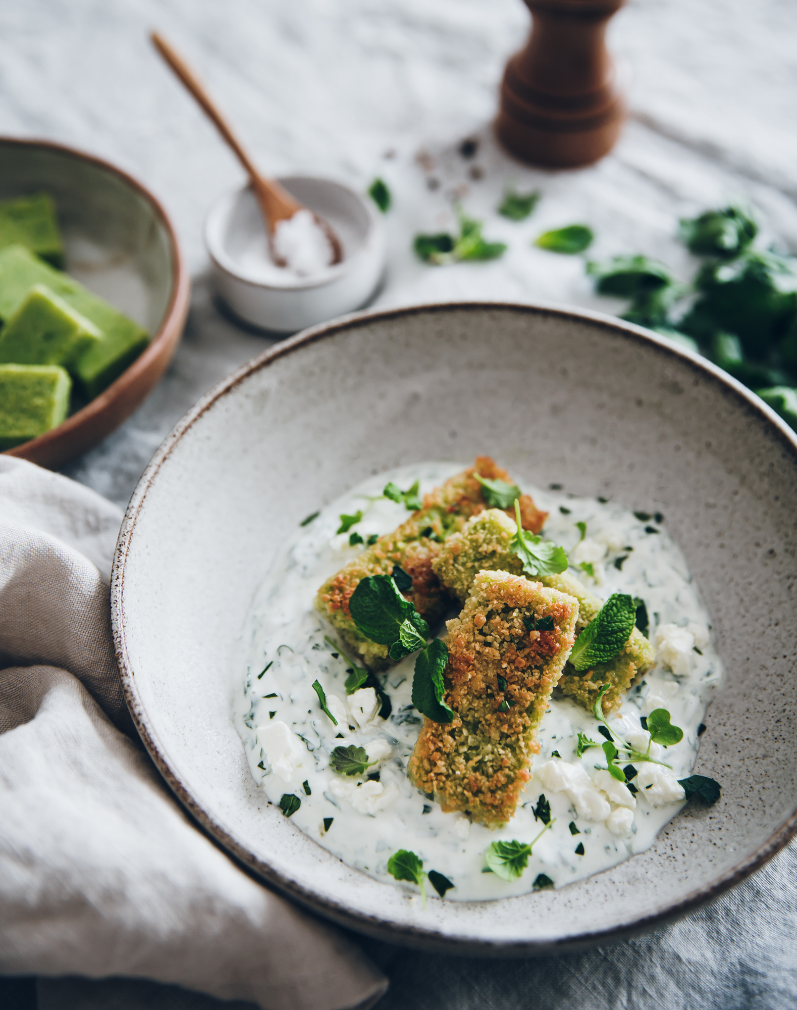 Polenta broccoli croquettes - Carnets Parisiens