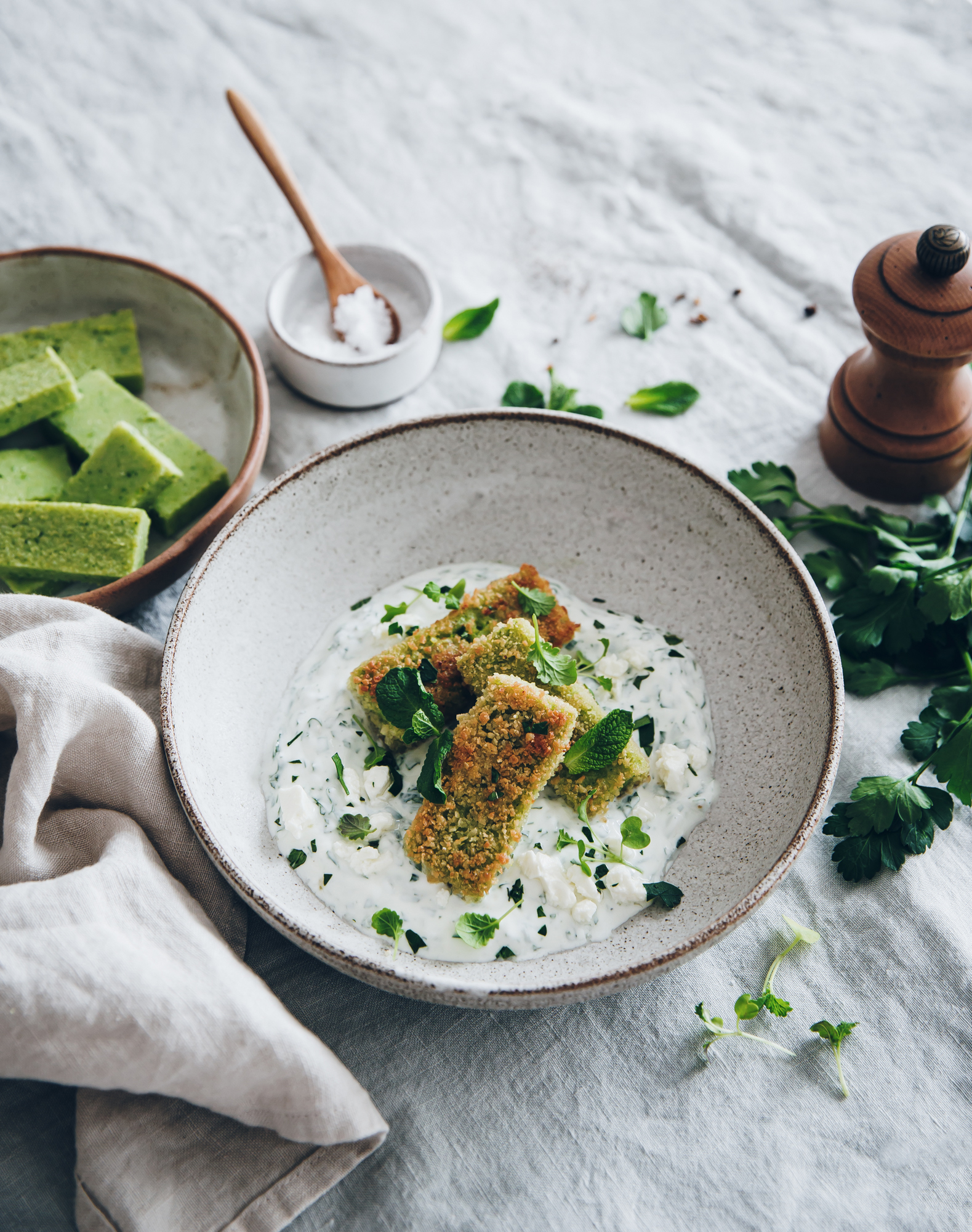 Polenta broccoli croquettes - Carnets Parisiens