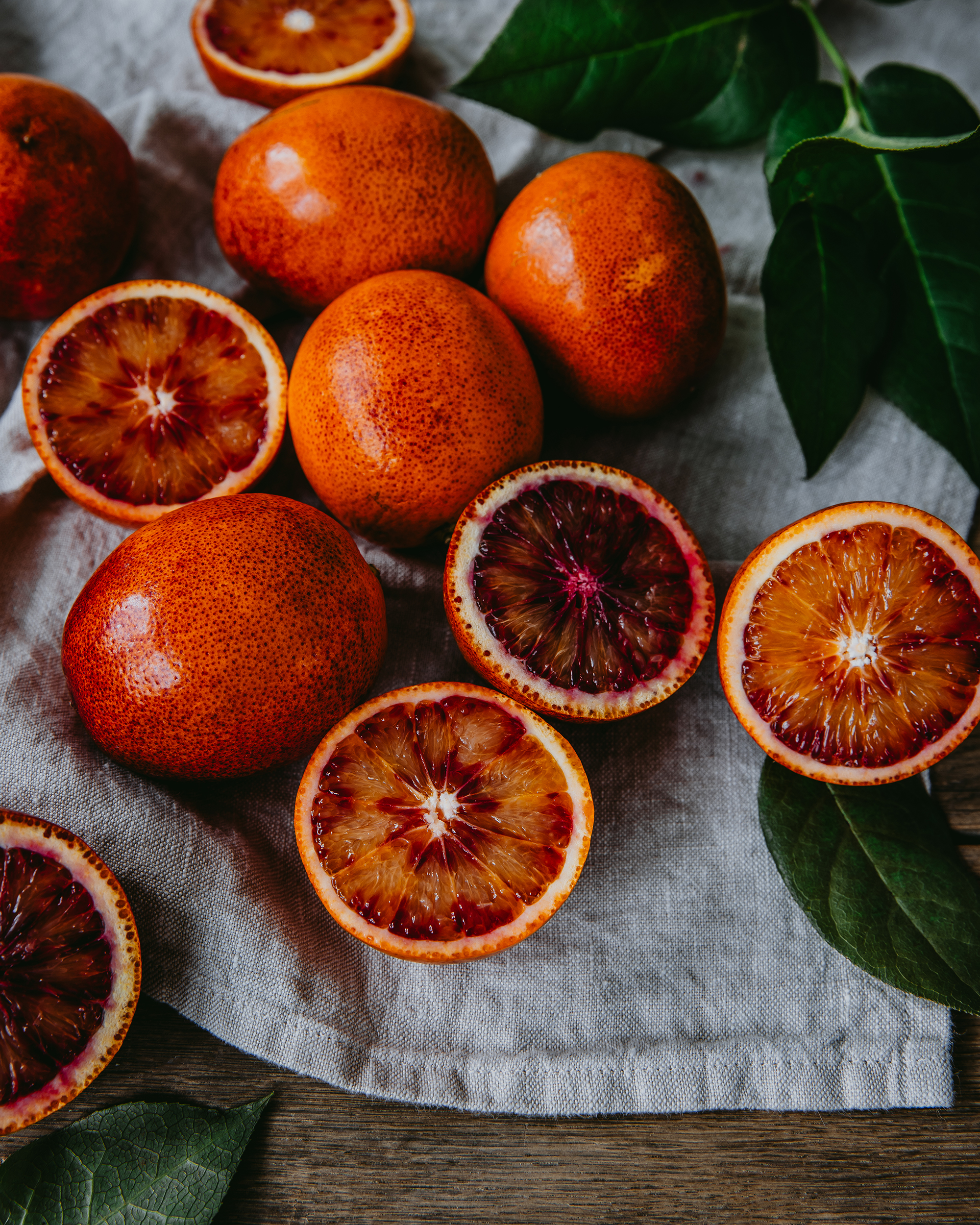 Gâteau renversé à l'orange sanguine